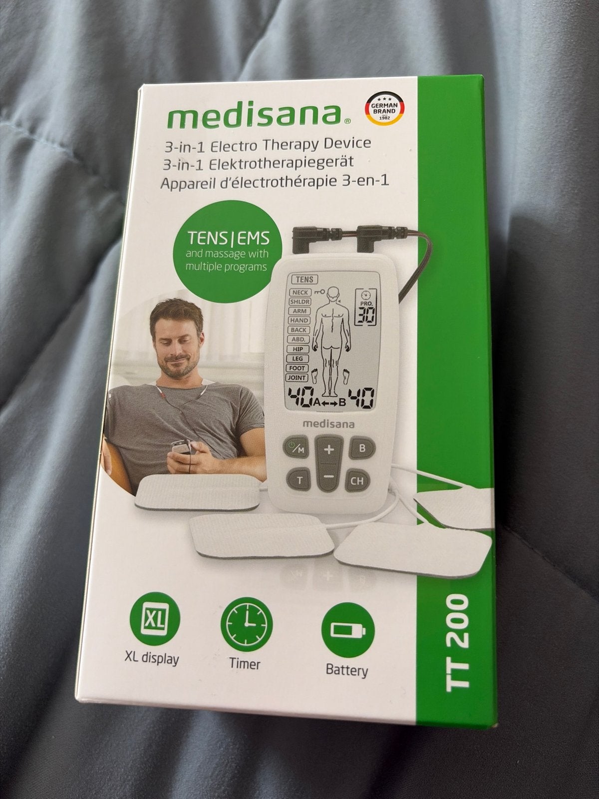 Medisana 3-in-1 Elektrotherapieapparaat TENS/EMS/Massage, Ophalen of Verzenden, Nieuw, Overige typen