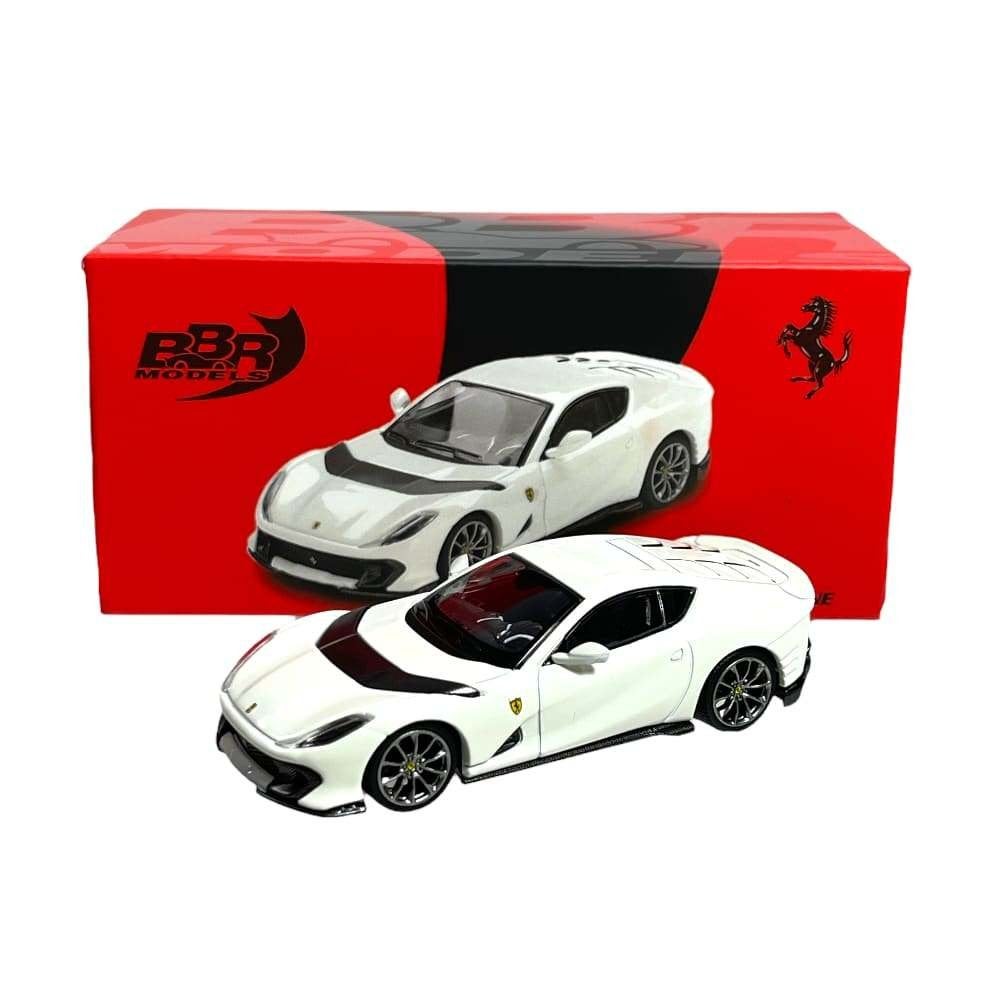 Ferrari 812 Competitizone 2024 Bianco Avus (White) 1:64 BBR-, Hobby en Vrije tijd, BBR-Models, Tschuiten@hotmail.com, Auto, Nieuw
