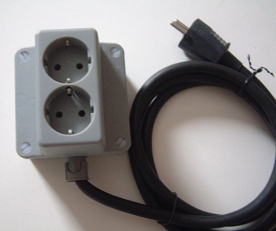 Stopcontact Wandcontactdoos Contactdoos ABB HAF Kema Keur, Doe-het-zelf en Verbouw, Elektra en Kabels, Zo goed als nieuw, Stopcontact