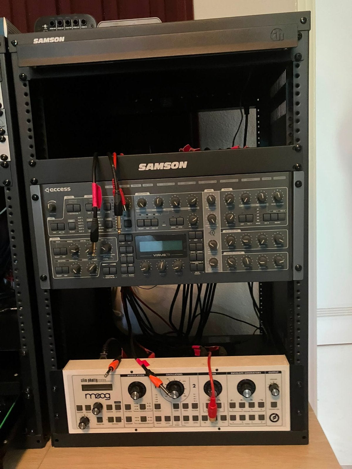 3 Samson 19" Rack Cabinets met Rackverlichting, Ophalen, Zo goed als nieuw