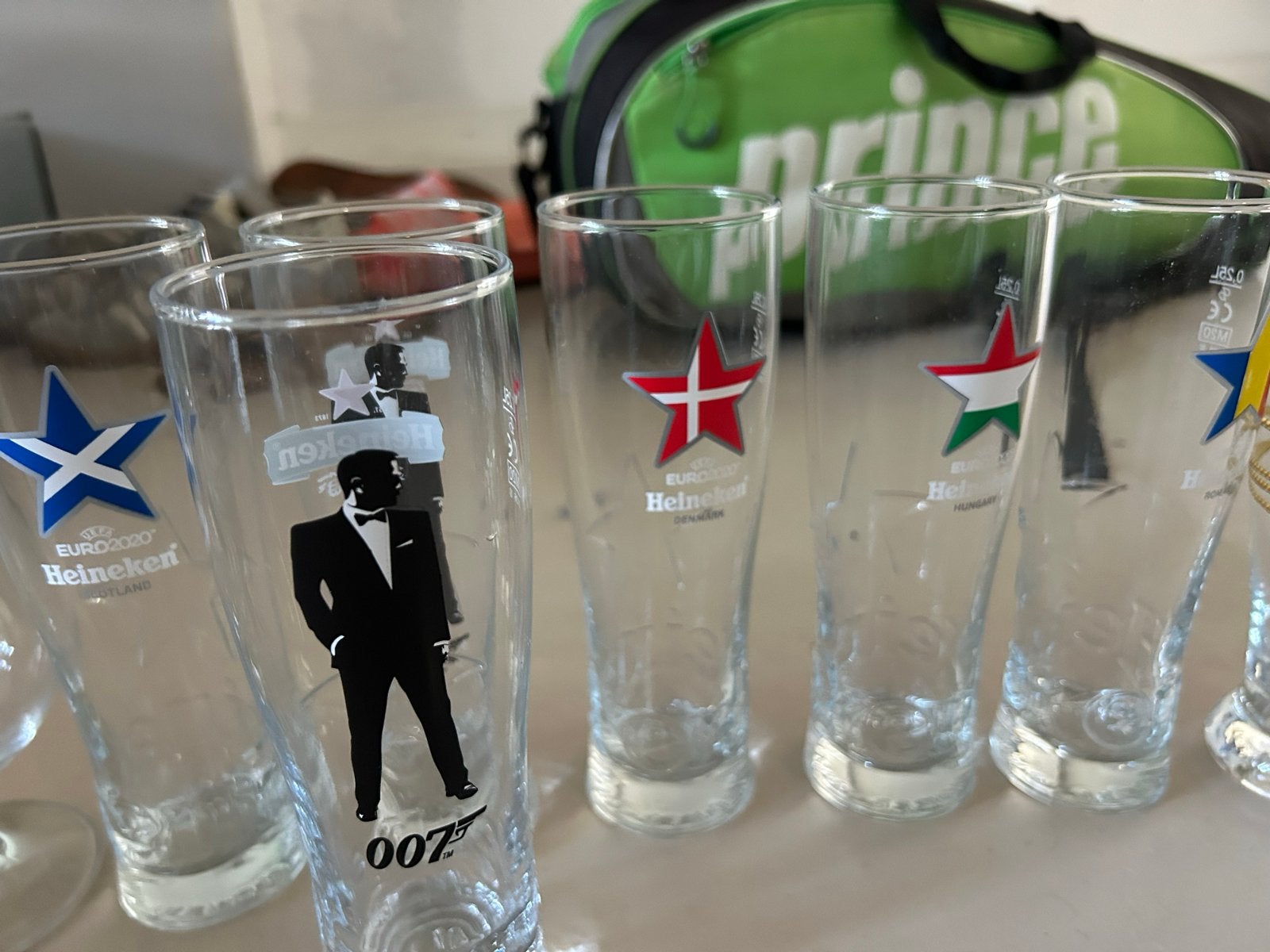 Grote collectie bierglazen, diverse merken en types, Ophalen of Verzenden, Meerkleurig, Overige merken, Glas