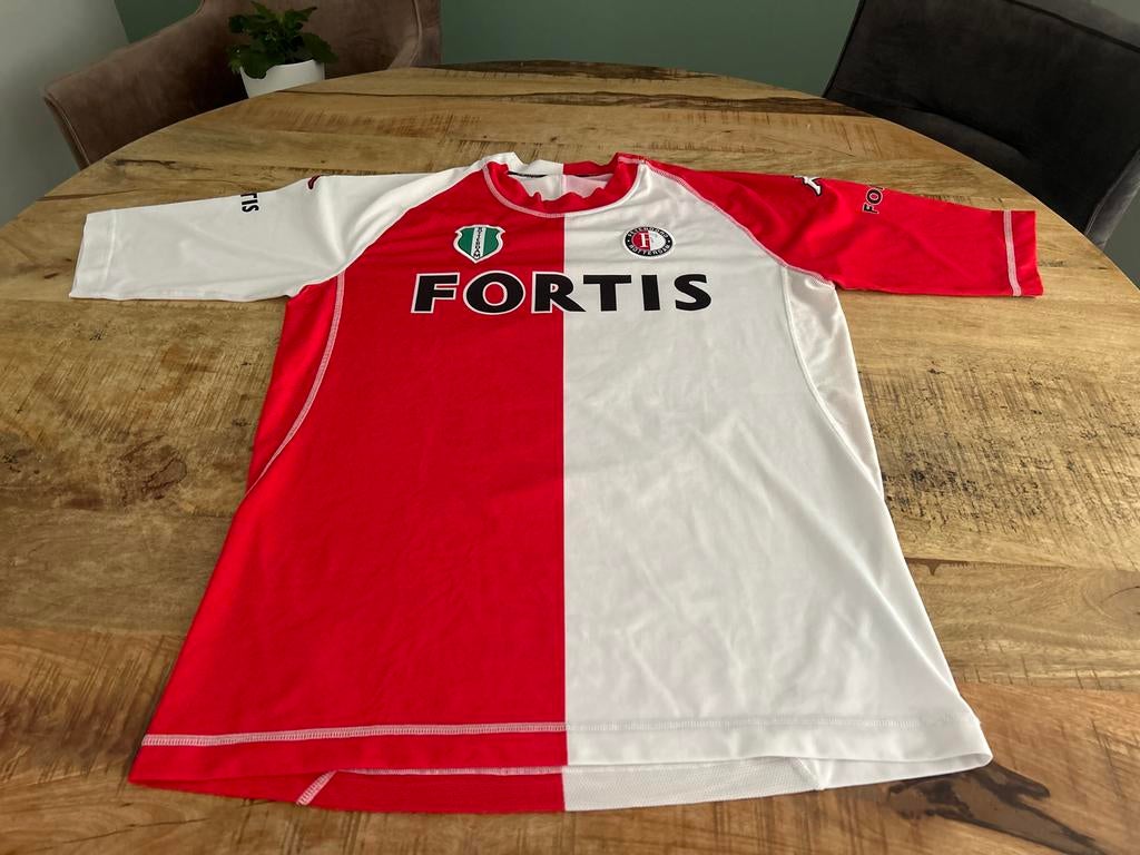 Feyenoord Thuisshirt Rood/Wit - Maat 4XL, Maat M, Ophalen of Verzenden, Zo goed als nieuw, Shirt