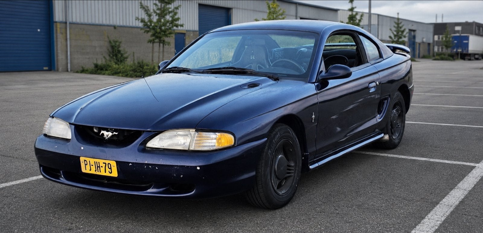 Ford Mustang 3.8 AUT 1996 Blauw, Auto's, Automaat, 454 kg, Achterwielaandrijving, 1440 kg