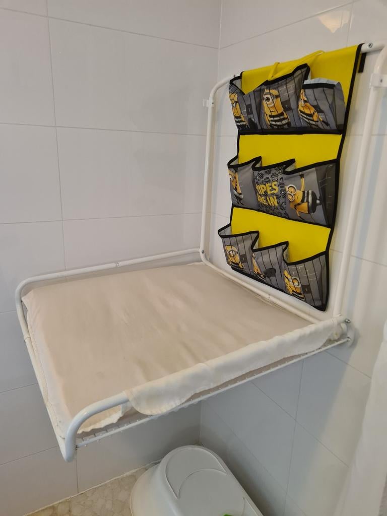 Wandcommode/verschoningsrek inklapbaar, Ophalen, 70 cm of meer, Minder dan 75 cm, 90 tot 105 cm