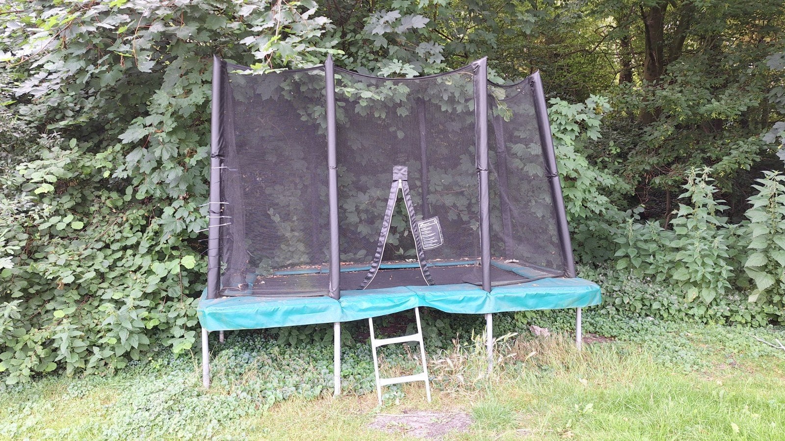 Krobat Trampoline 1.80 x 3.00 m met veiligheidsnet, Ophalen of Verzenden, Gebruikt