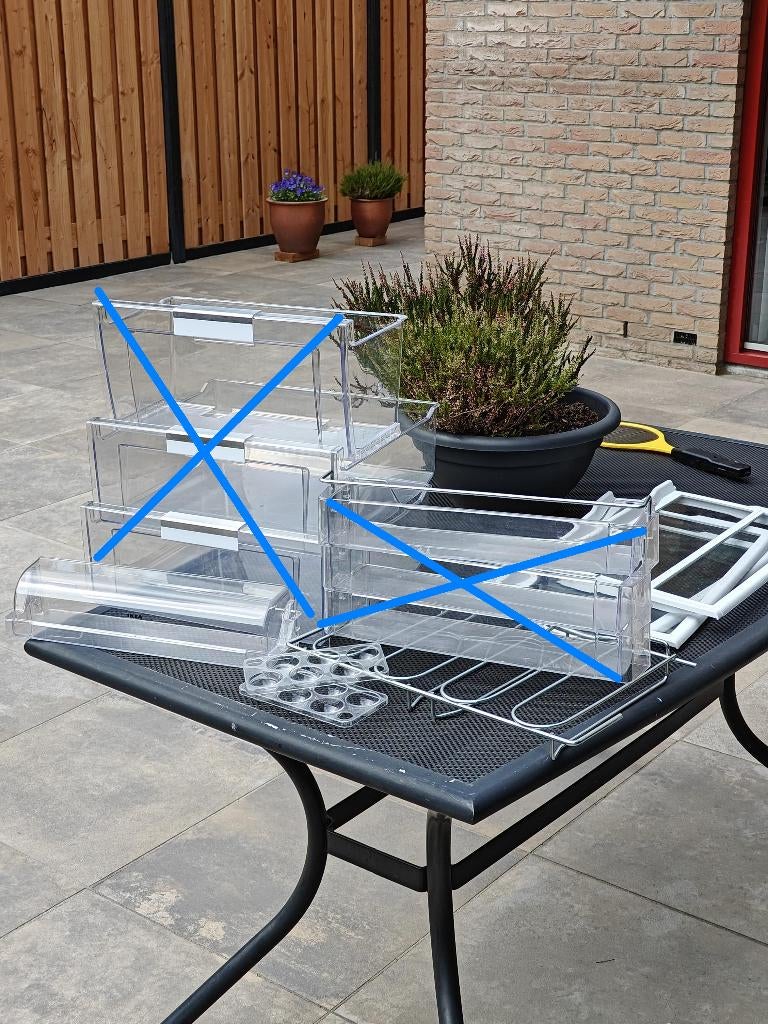 Onderdelen koel-/vriescombinatie IKEA Whirlpool Indesit, Minder dan 75 liter, Ophalen of Verzenden, Gebruikt, Zonder vriesvak