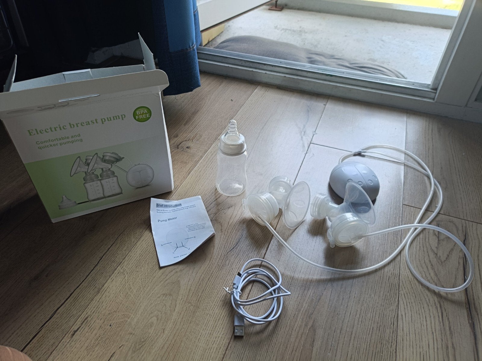 Elektrische dubbele borstkolf - BPA-vrij, Ophalen of Verzenden