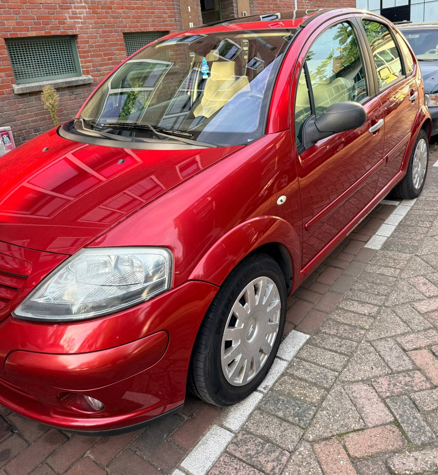 Citroën C3 1.6i 16V Sensodrive 2005 Rood | 3e Eigenaar, 40 €/maand, Origineel Nederlands, Grijs, 1587 cc