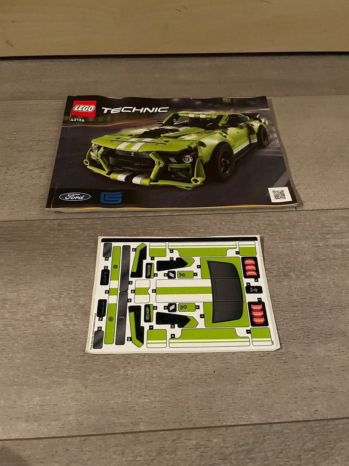 LEGO Technic Ford Mustang Shelby GT500 (42138) - Gebouwd, Ophalen of Verzenden, Gebruikt