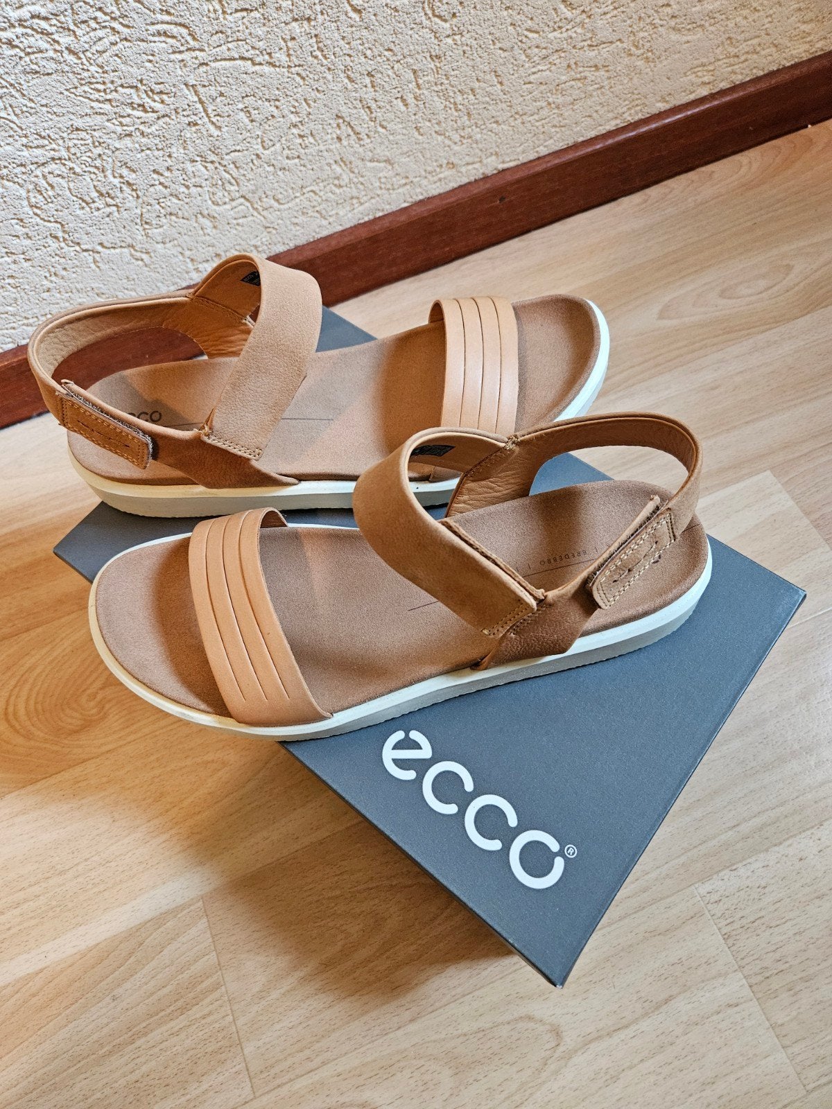 Leuke sandalen ECCO maat 42, Ophalen, Ecco, Bruin, Sandalen of Muiltjes