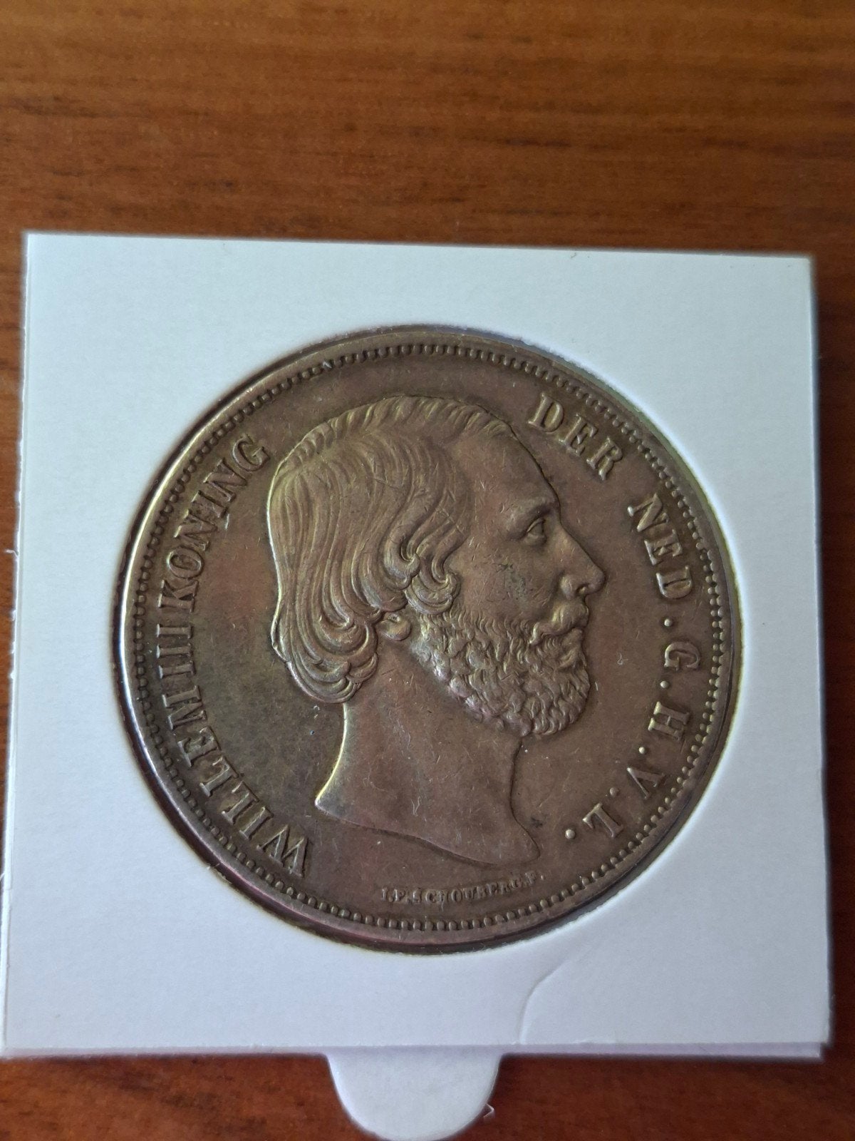 rijksdaalder 1858 2½ gulden willem 3, Koning Willem III, Zilver, Ophalen of Verzenden, Losse munt