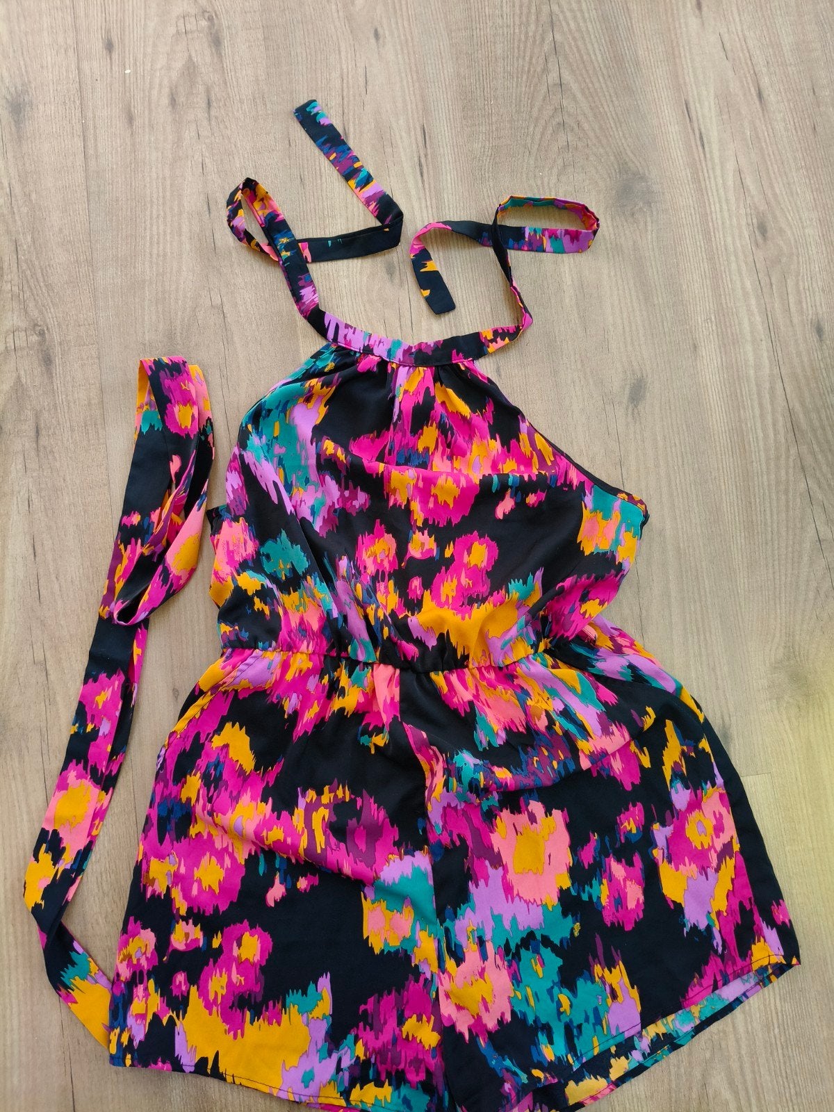 Zomerse korte jumpsuit, Shein, Ophalen of Verzenden, Zo goed als nieuw, Maat 42/44 (L)