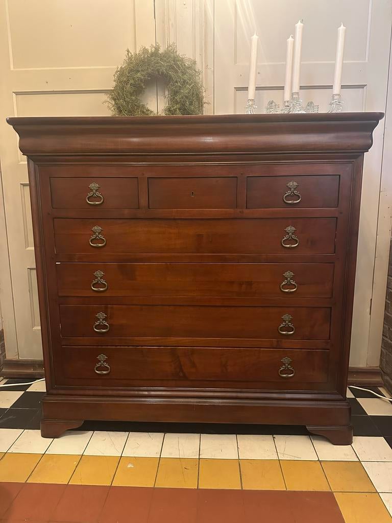 Prachtige antieke landelijke engelse ladekast chiffoniere, Antiek en Kunst, Antiek | Meubels | Kasten, Ophalen