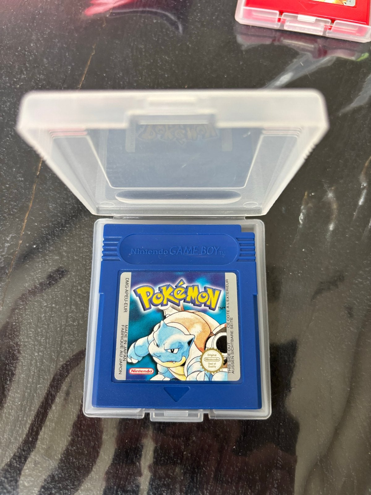 Pokémon Blauwe Editie Game Boy (Jaren '90) met beschermhoes, Spelcomputers en Games, Gebruikt, 1 speler, Ophalen of Verzenden