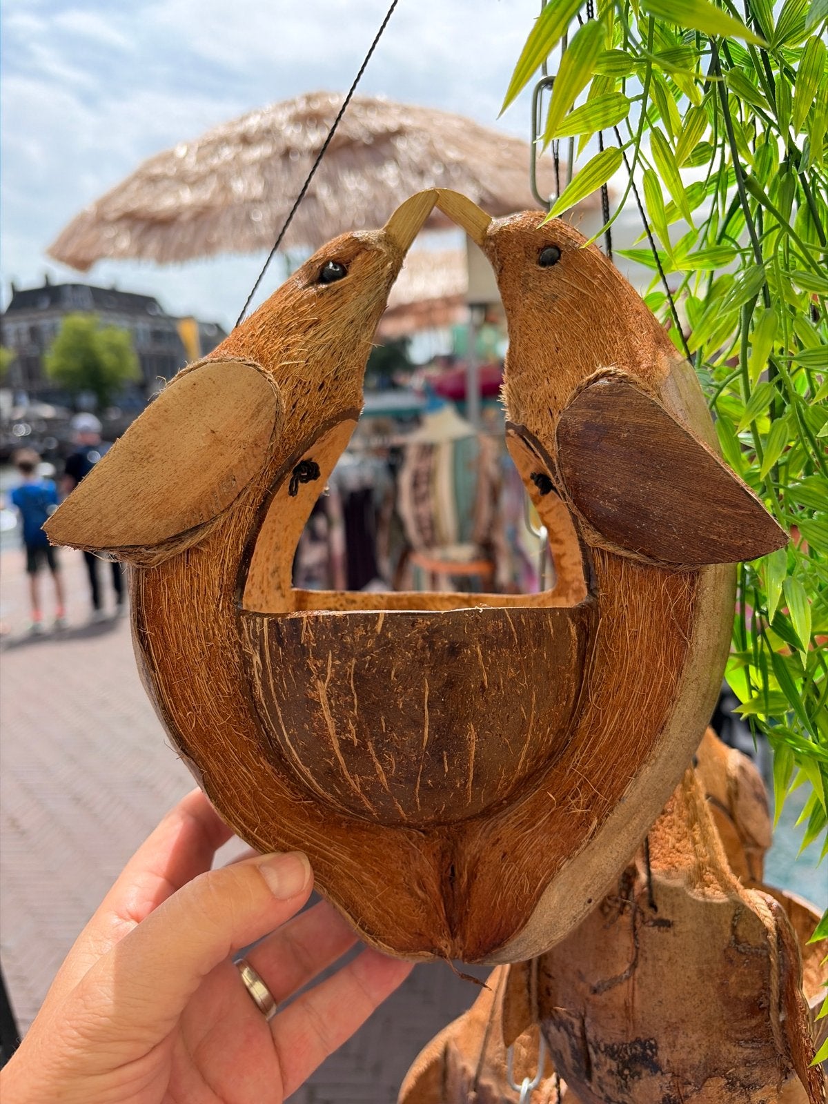 Vogelbadje voederbakje, Dieren en Toebehoren, Ophalen of Verzenden, Zo goed als nieuw