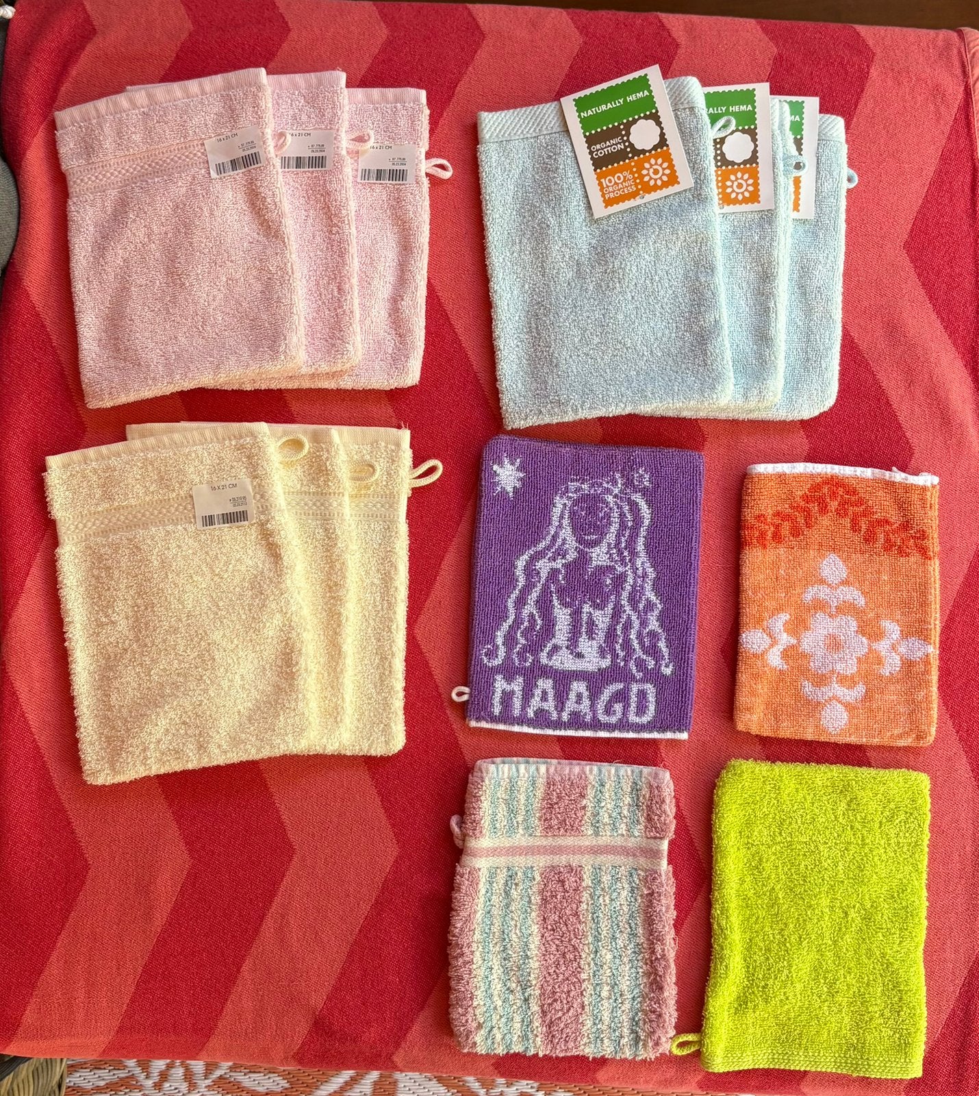 Nieuwe washandjes, Ophalen of Verzenden, Nieuw, Meerkleurig
