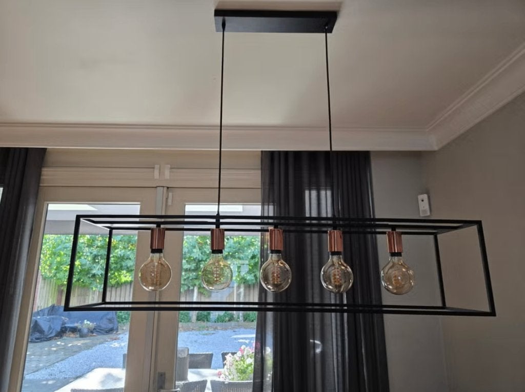 Plafond Lampframe, Zwart, Design, Zo goed als nieuw, Plafondlamp