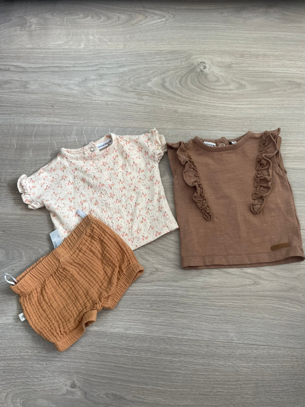 Setje zomer kleertjes 56, Ophalen of Verzenden, Zo goed als nieuw, Meisje, Setje