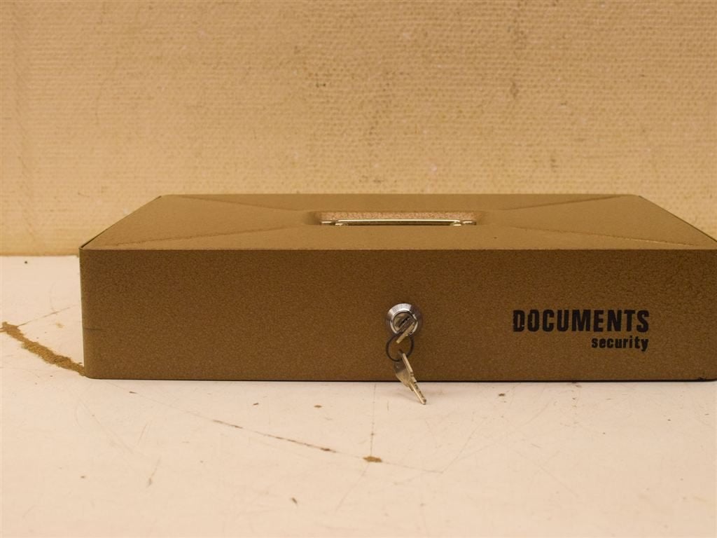 Beaumont Documentenkist 52066, Huis en Inrichting, Ophalen of Verzenden, Gebruikt, Metaal, Minder dan 50 cm