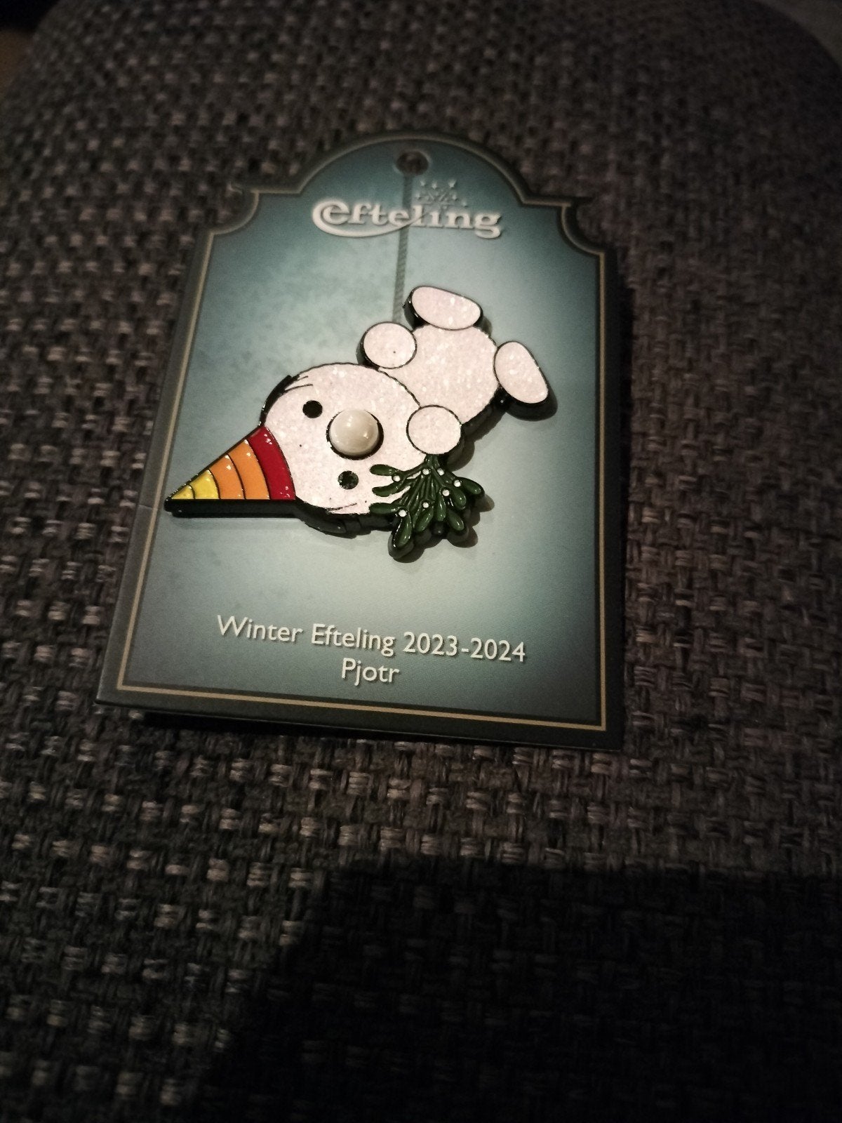 Efteling pin: Winter Efteling 2023 - 2024 Pjotr, Verzenden, Nieuw, Button of Speldje