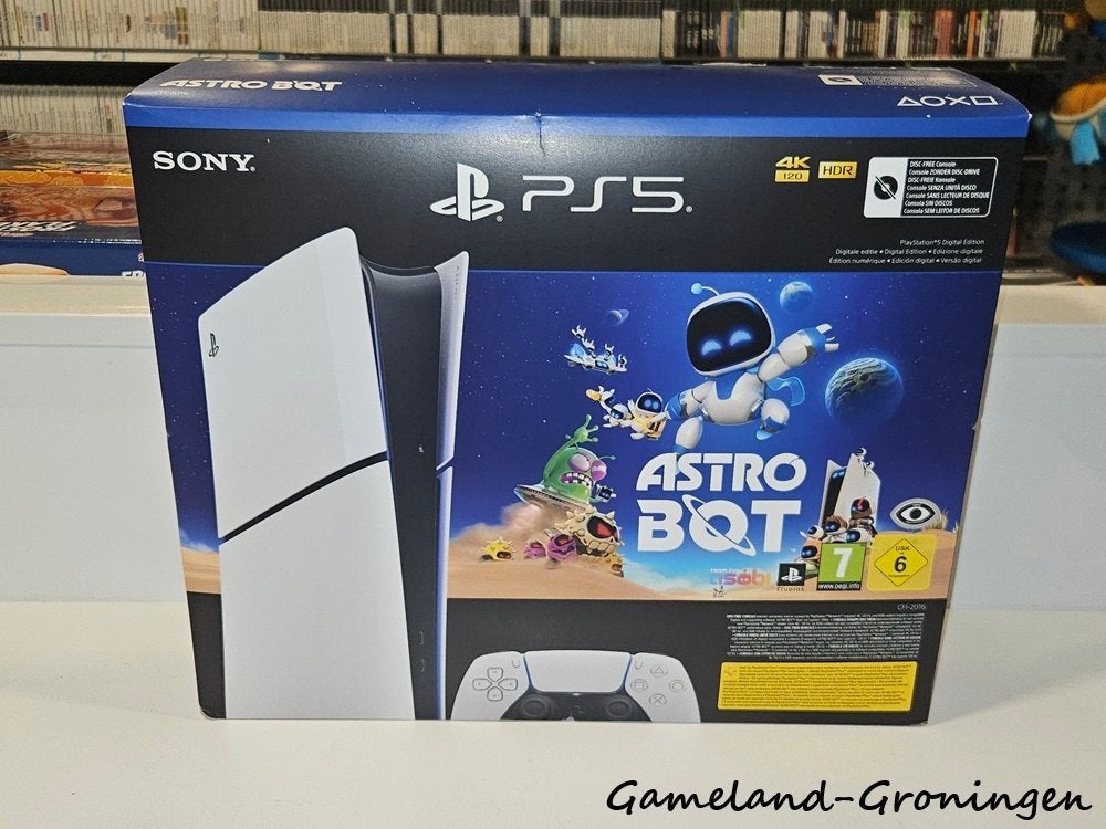 PlayStation 5 Slim Digital Console 1TB met Astro Bot (Boxed), Spelcomputers en Games, Spelcomputers | Sony PlayStation 5, Gebruikt
