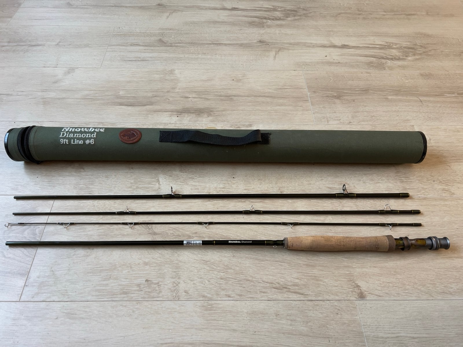 Snowbee Diamond Vliegvishengel 9ft Line #6, Watersport en Boten, Ophalen, Zo goed als nieuw, Werphengel
