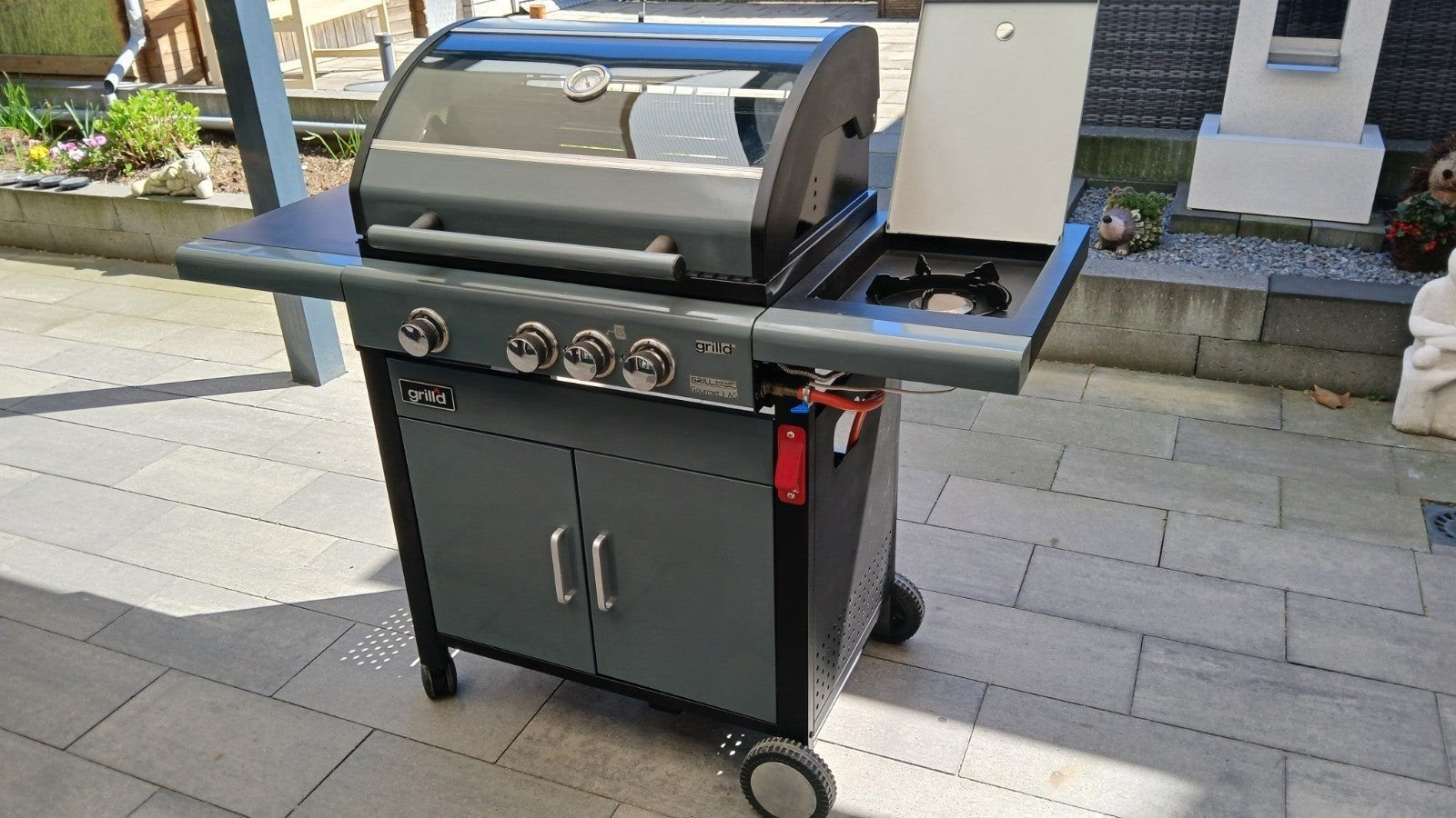 Z.G.A.N. GAS BBQ GRILL'D GOURMET 3AG, Ophalen, Zo goed als nieuw, GRILL'D GOURMET 3 AG