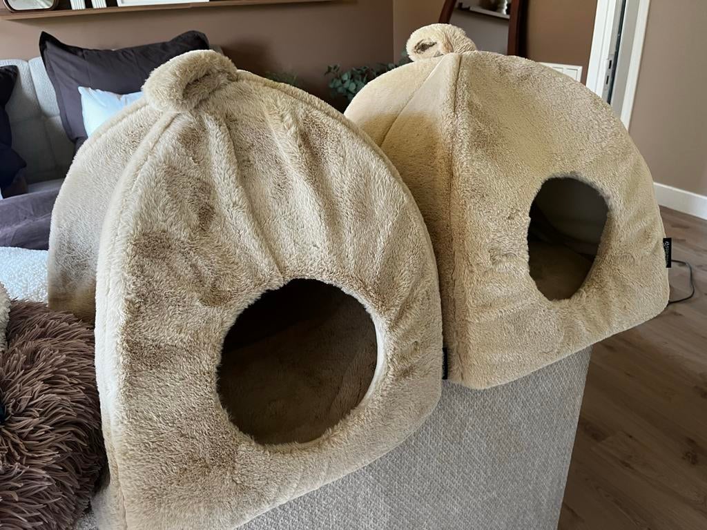 Beeztees kattenhuis/kattenmand Moza. Nieuw!, Dieren en Toebehoren, Kattenmanden, Ophalen, Nieuw, Pluche