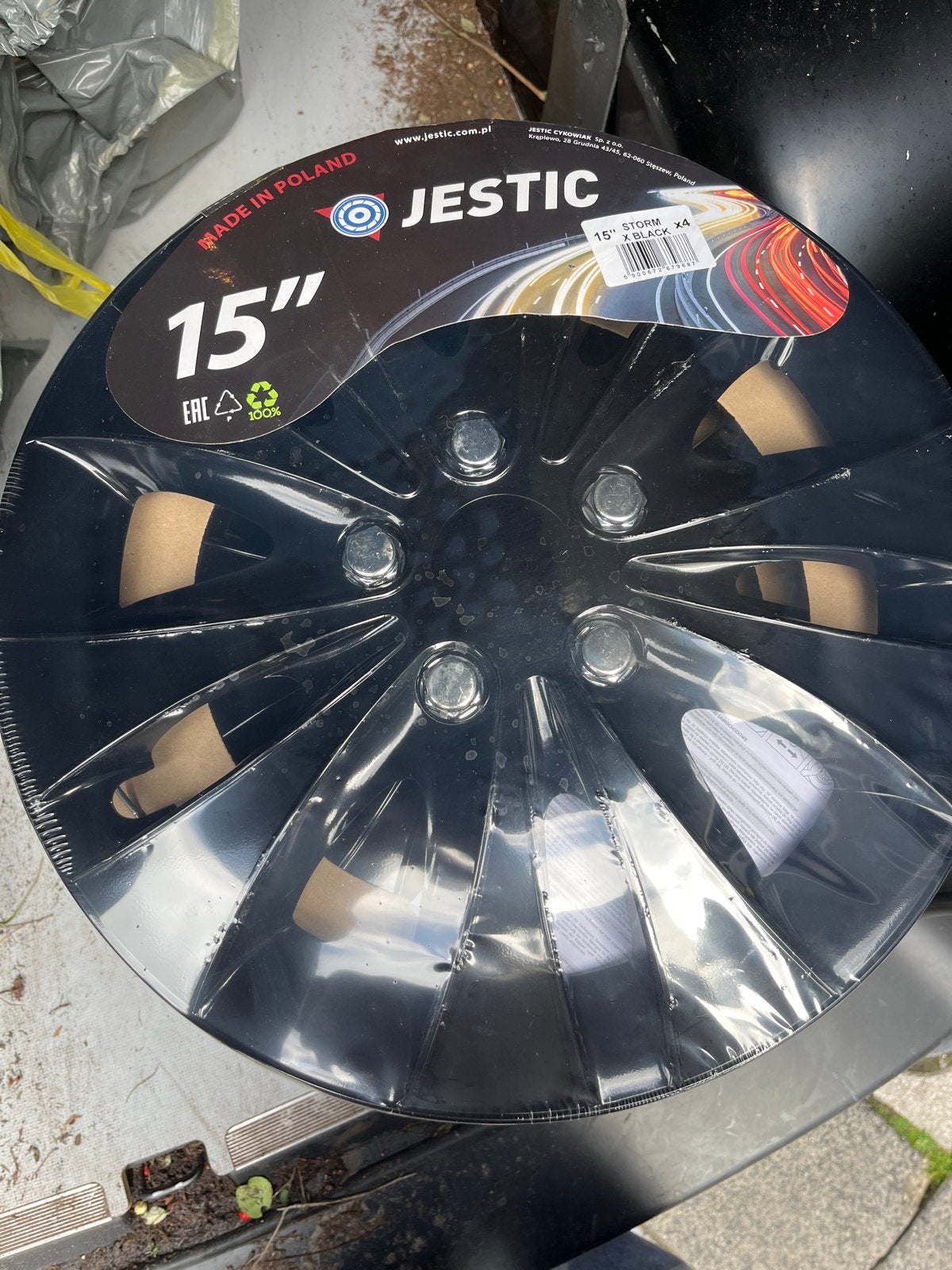 Nieuwe Jestic 15" Storm wieldoppen (set van 4), Auto diversen, Ophalen, Nieuw