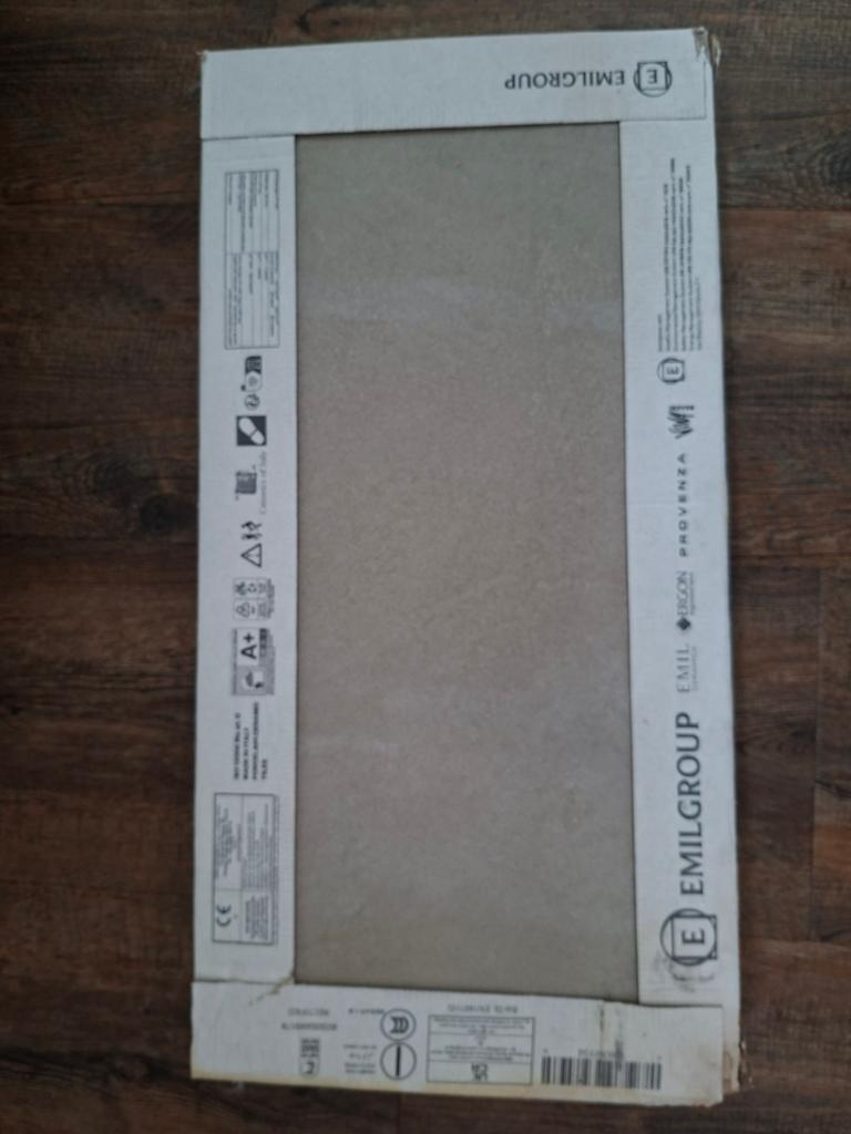1 pak muurtegels beige/taupe 60 x 30 cm, Ophalen