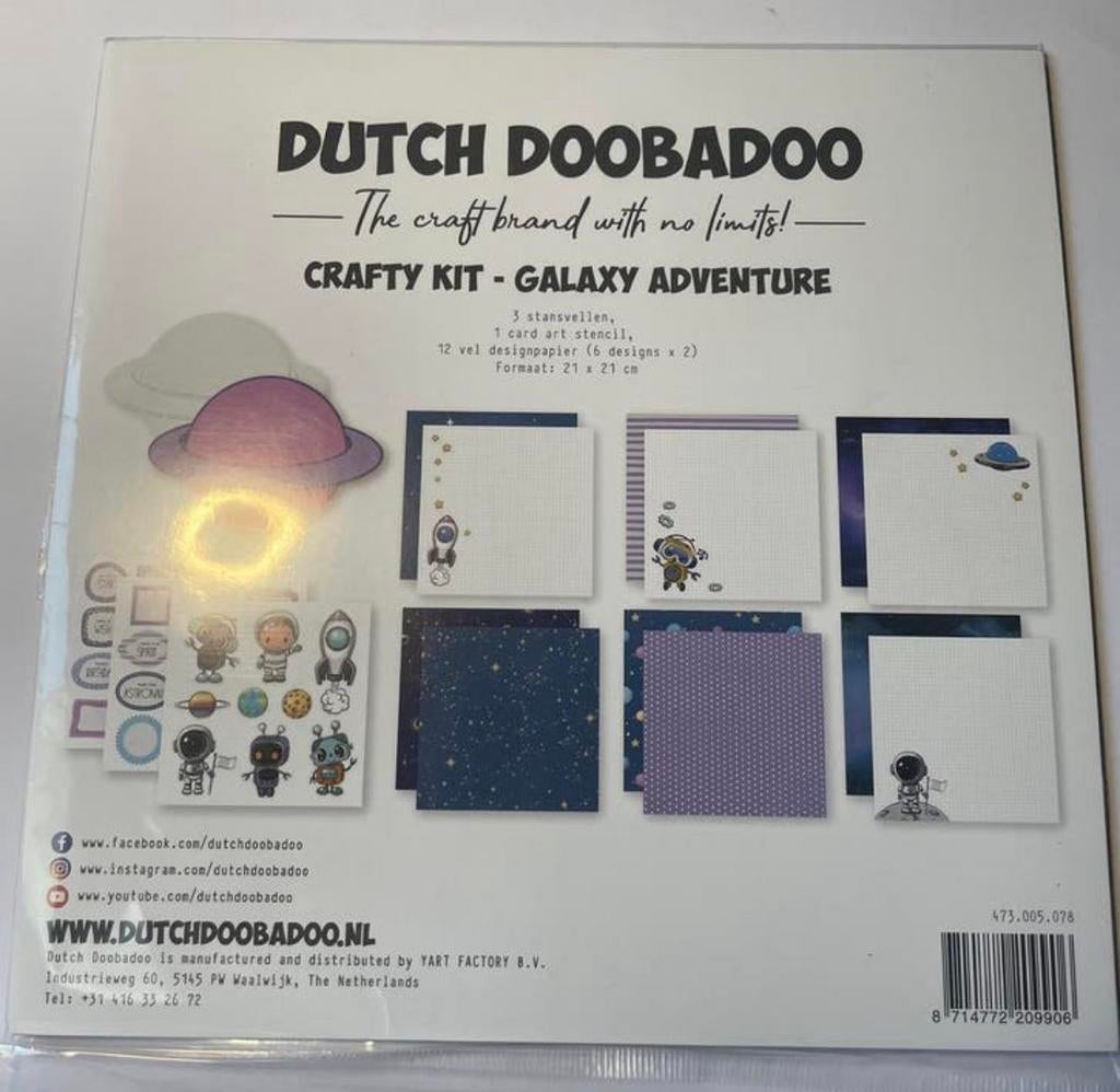 Ddbd crafty kit galaxy, Hobby en Vrije tijd, Ophalen of Verzenden, Zo goed als nieuw, Overige thema's, Pons of Mal