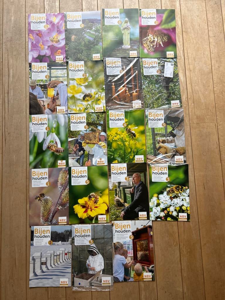 Bijen Houden Tijdschriften - Vijf Jaargangen, Ophalen, Gelezen, Wetenschap en Natuur