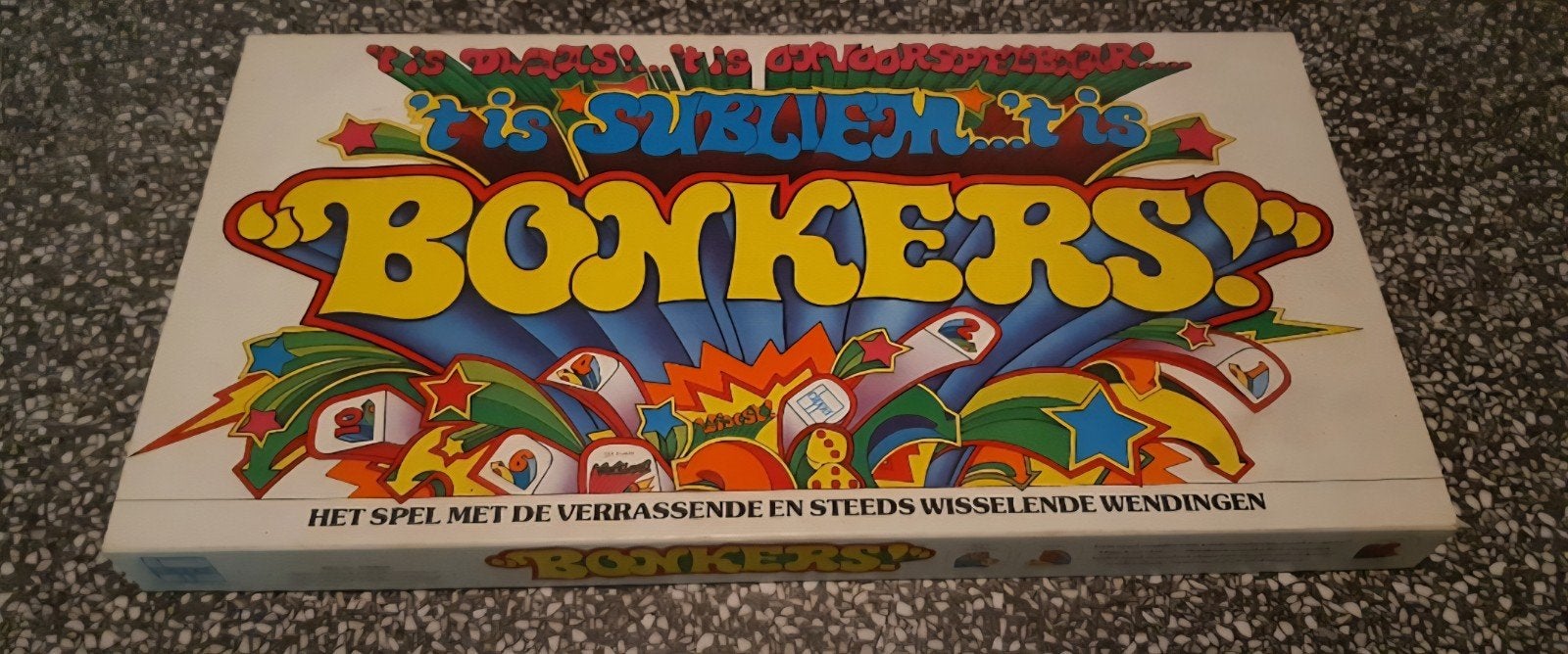Bonkers! Bordspel - Het spel met verrassende wendingen, Drie of vier spelers, Ophalen of Verzenden, Gebruikt, Clipper