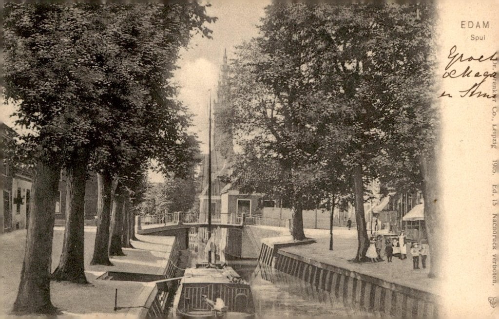Edam Spui # 268, Verzenden, Voor 1920, Gelopen, Noord-Holland