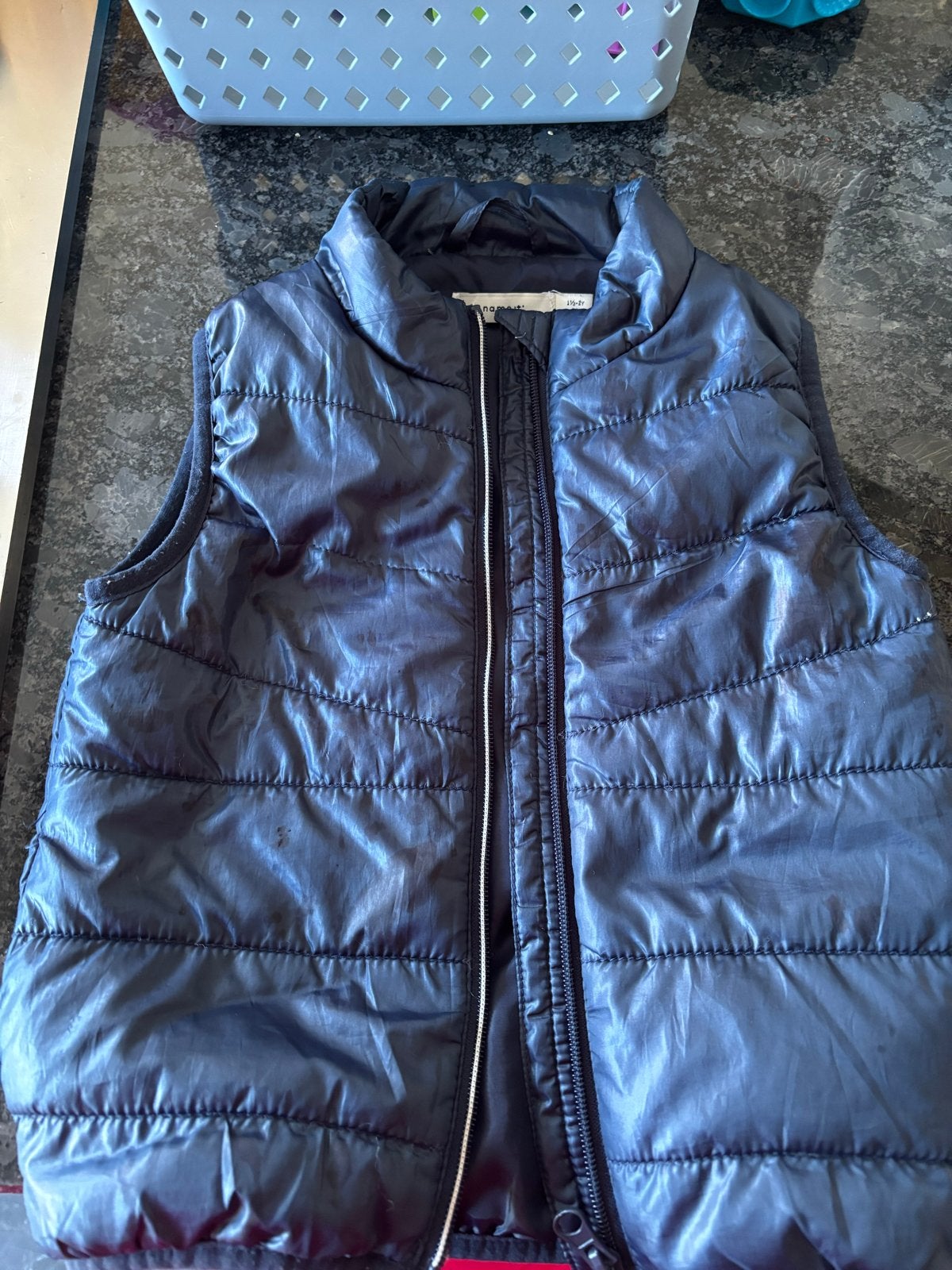 Name It gewatteerd bodywarmer maat 92, Ophalen of Verzenden, Zo goed als nieuw, Jas