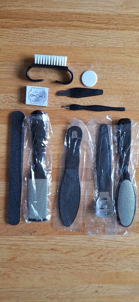 pedicure set NIEUW IN VERPAKKING voetvijl, Ophalen of Verzenden, Nieuw, Overige typen