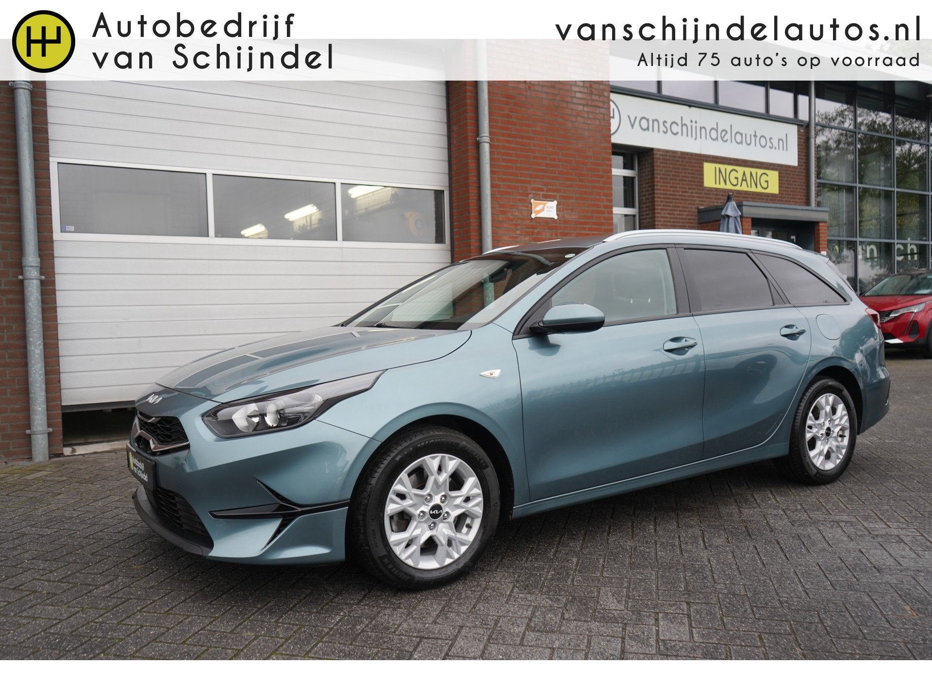 Kia Ceed Sportswagon 1.0 T-GDI DYNAMICLINE VOLLEDIG DEALER O, Auto's, Voorwielaandrijving, Dealer onderhouden, Gebruikt, Zwart