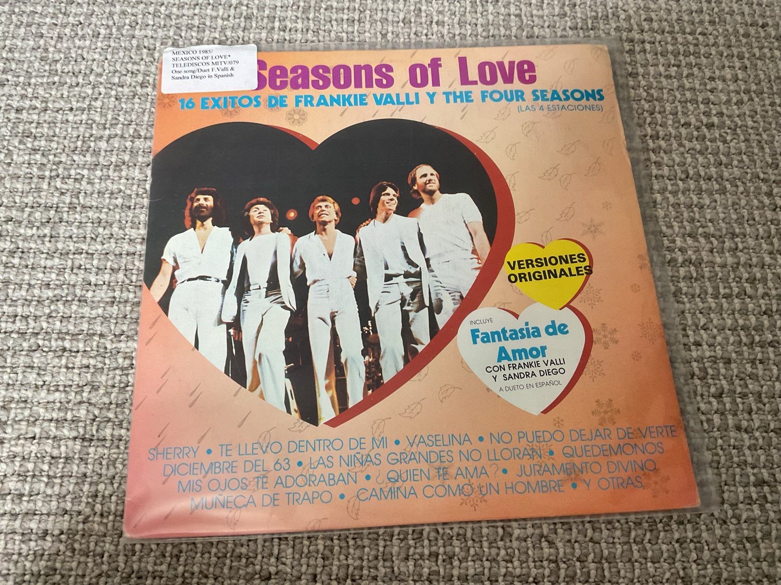 Frankie Valli & The Four Seasons - Seasons of Love LP, LP, Gebruikt, Pop, Ophalen of Verzenden