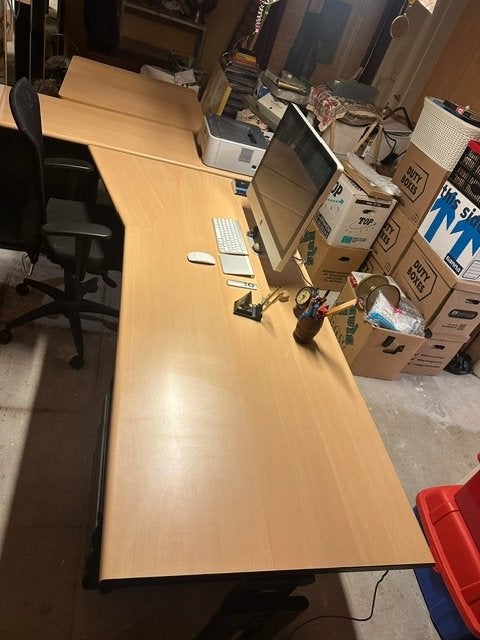 bureau, Ophalen, Overige typen, Geel, Zo goed als nieuw