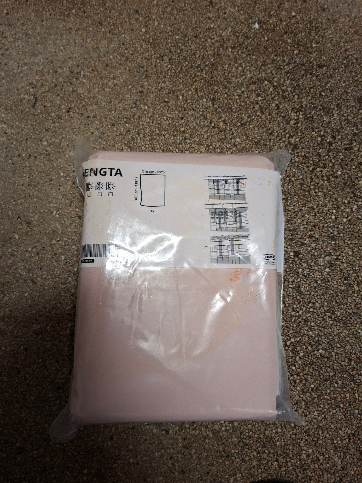 Bengta gordijn verduisterend roze Ikea, Huis en Inrichting, Nieuw, Ophalen of Verzenden, IKEA, Gordijn