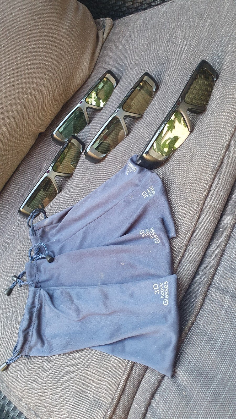 4x 3D Active Brillen met Zakjes, Ophalen of Verzenden