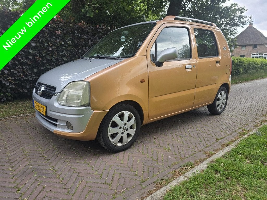 Opel Agila 1.2-16V Njoy (bj 2002), Auto's, Gebruikt, 31 €/maand, 4 stoelen, Origineel Nederlands
