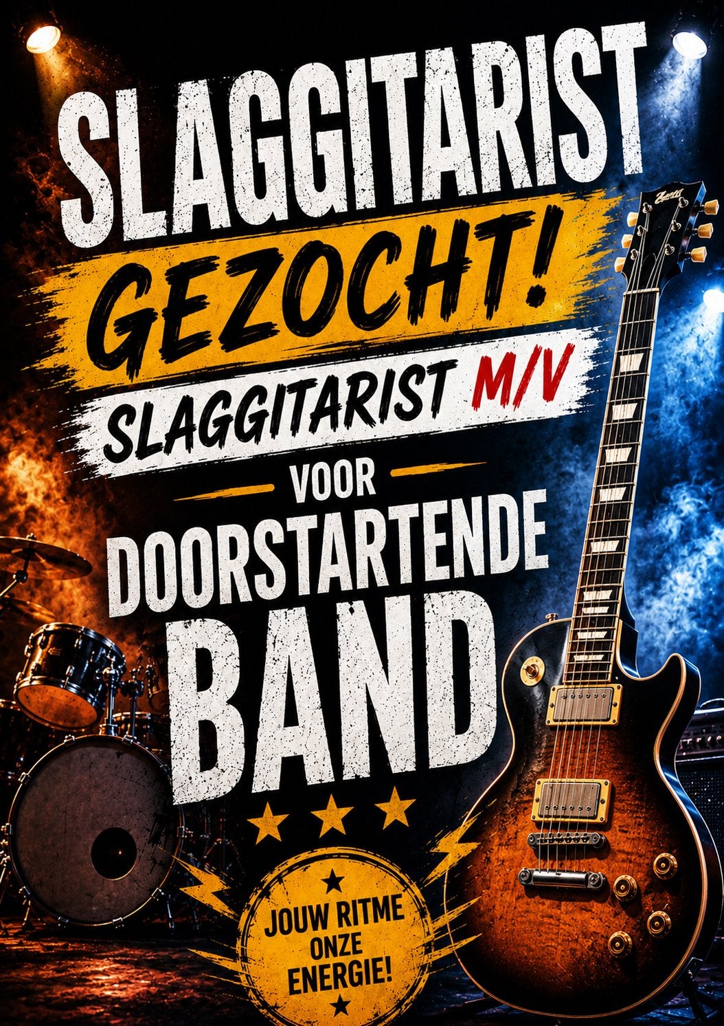 Gezocht (slag)gitarist