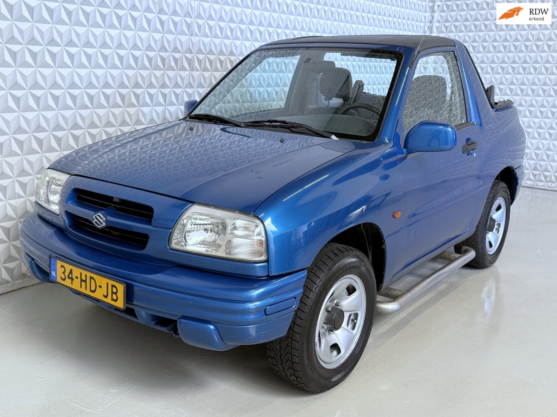 Suzuki Grand Vitara 2.0 Cabrio 4WD 4X4 / TREKHAAK (2001), Auto's, Suzuki, Euro 2, Stof, 4 cilinders, Cabriolet