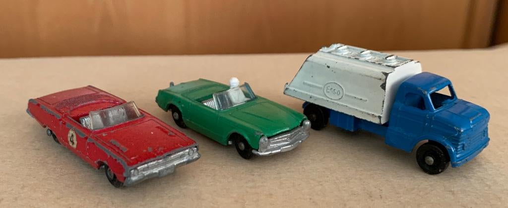 Lone Star Tuf-Toys dodge dart mercedes en esso, Hobby en Vrije tijd, Modelauto's | 1:87, Ophalen of Verzenden, Gebruikt, Auto