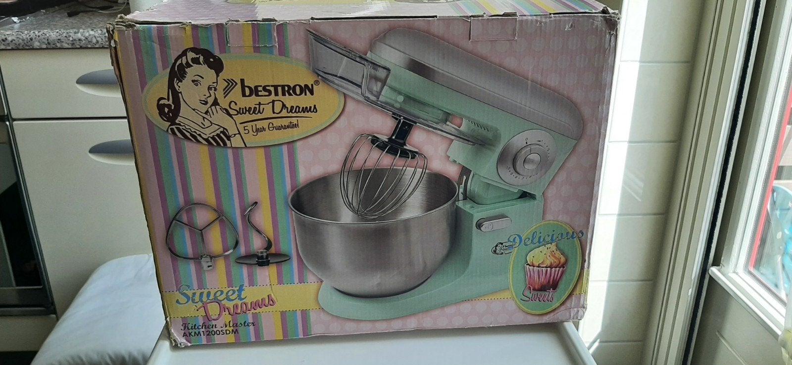 Nieuwe Bestron Keukenmachine Sweet Dreams Mintgroen, Ophalen, Nieuw