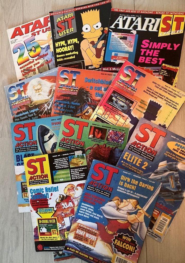 Atari ST tijdschriften: ST Action en ST user, Computers en Software, Vintage Computers, Ophalen of Verzenden