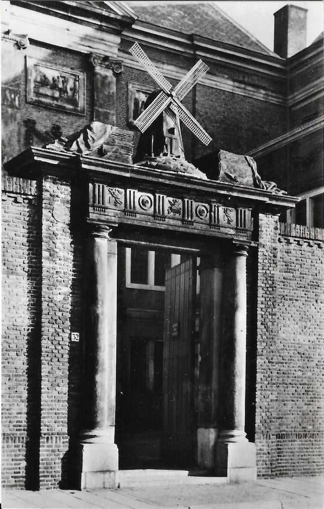 Leiden, Stedelijk Museum De Lakenhal, Ingangpoort, Volmolen, Verzenden, 1940 tot 1960, Ongelopen, Zuid-Holland