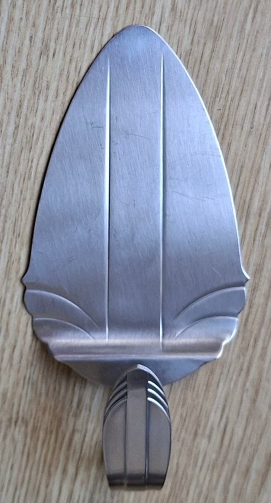 GEBAKSCHEP GERO ZILMETA 18 cm RVS 70 er jaren, Gero, Ophalen of Verzenden, Zo goed als nieuw, Rvs of Chroom