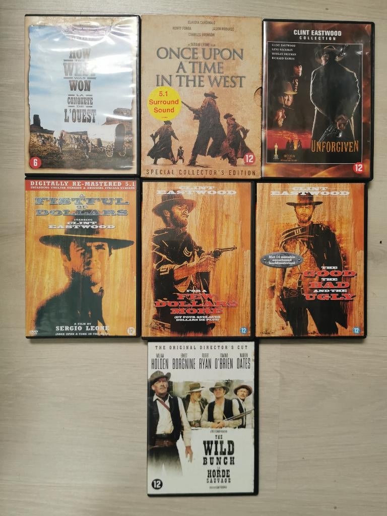 7x klassieke western films, Vanaf 12 jaar, Ophalen of Verzenden, Zo goed als nieuw